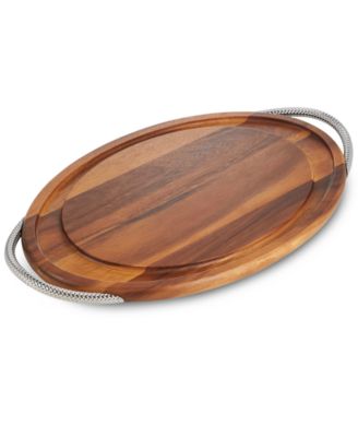 Braid Carving Board with Handles image