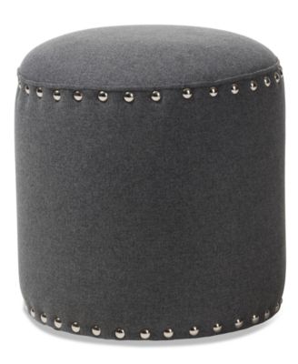 Baxton Studio - Rosine Ottoman, Quick Ship