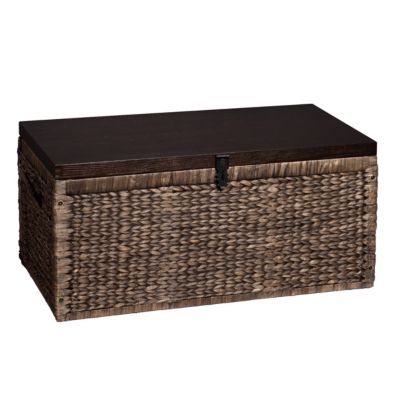 Southern Enterprises - Water Hyacinth Storage Trunk, Quick Ship