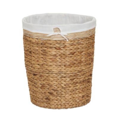 Household Essentials - Wicker Basket Laundry Hamper with Liner