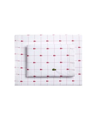 Lacoste Home - Printed Percale Sheet Sets
