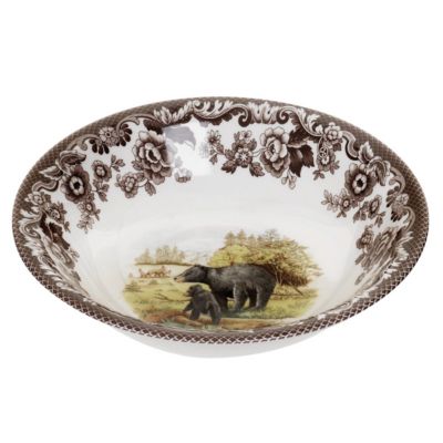 Woodland Black Bear Ascot Cereal Bowl image