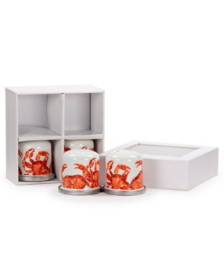 Crab House Enamelware Collection Salt and Pepper Shakers, Set of 2 image