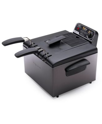 Presto - Dual Basket Immersion Element Electric Deep Fryer