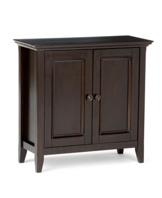 Simpli Home - Amherst Storage Cabinet, Quick Ship