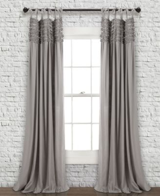 Lush Décor - Lydia Ruffle 40"x95" Window Panel Set