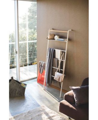 Yamazaki - Tower Leaning Ladder With Shelf