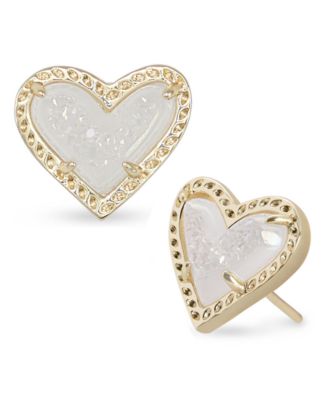 Kendra Scott - Stone Heart Stud Earrings