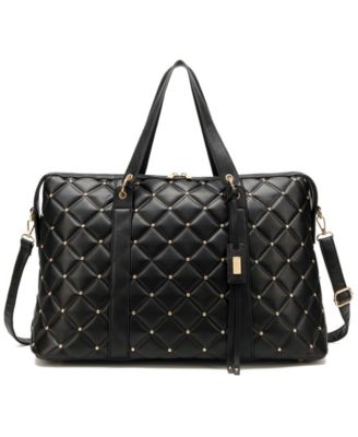 Badgley Mischka - Leopard Travel Tote Weekender Bag