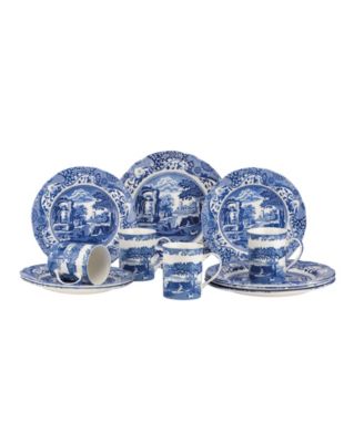 Blue Italian 12 Pc. Dinnerware Set, Service for 4 image