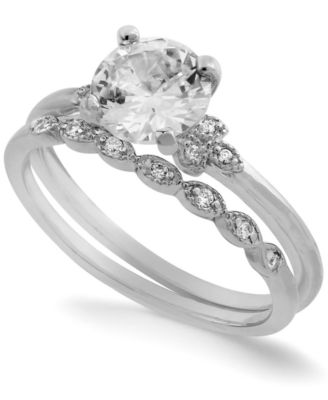 Giani Bernini - 2-Pc. Cubic Zirconia Wedding Set