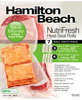 Hamilton Beach - NutriFresh Heat-Seal Roll Multi-Pack - 7 Rolls