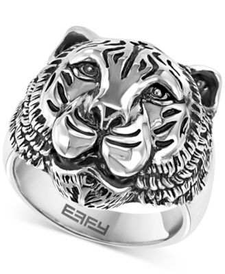 EFFY Collection - Men's Tiger Ring in Sterling Silver