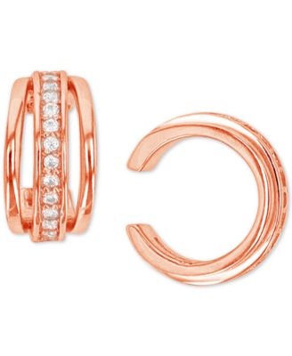 Macy's - Cubic Zirconia Triple Row Ear Cuffs