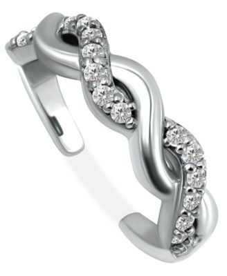 Giani Bernini - Cubic Zirconia Infinity Toe Ring