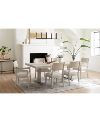 Bernhardt - Solaria 7pc Dining Set (Table, 4 Side Chairs, & 2 Arm Chairs)