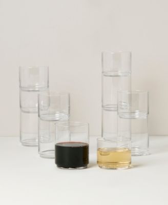 Tuscany Classics Stackable Tall and Short Glasses Set, 12 Piece image
