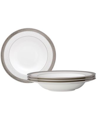 Odessa Platinum Set of 4 Soup Bowls, Service For 4 image
