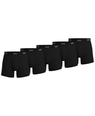 Hugo Boss - Men's 5-Pk. Authentic Solid Boxer Briefs