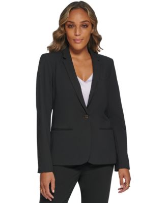 Calvin Klein - Women's One Button Blazer