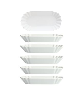 Melamine Street Eats Hot Dog Plates, Set of 6 image