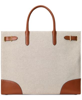 Lauren Ralph Lauren - Devyn Print Canvas Large Tote Bag