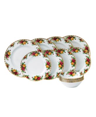 Old Country Roses 12-Piece Dinnerware Set, Service for 4 image