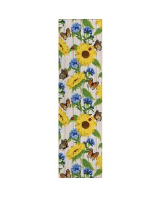 Kendall Kitchen Washable KE16 2'3" x 7'6" Runner Area Rug image