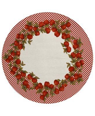 Kendall Kitchen Washable KE9 8' x 8' Round Area Rug image