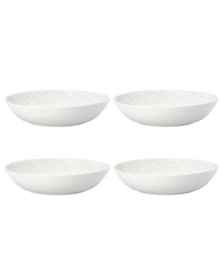 Opal Innocence Carved Pasta Bowls, Set Of 4 image