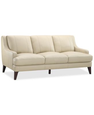 CLOSEOUT! Collyn 83" Modern Leather Sofa, Created for Macy's image