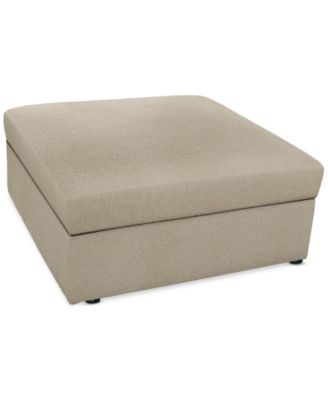 Furniture - Wrenley 36" Fabric Storage Ottoman