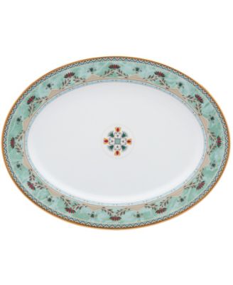 Serene Garden Oval Platter, 14" image