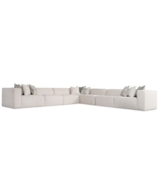 Bliss 161" 5-Pc. Fabric Modular Sectional, Created for Macy's  image