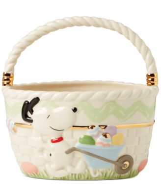 Peanuts Snoopy & Woodstock Porcelain Easter Basket image