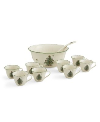 Spode - 10-Pc. Punch Bowl Set