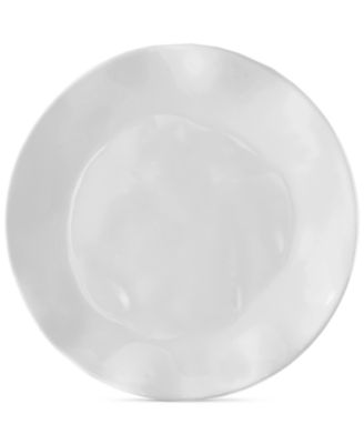 Ruffle White Melamine Salad Plates, Set Of 4 image