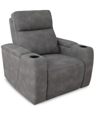 Furniture - Greymel 37" Fabric Chair with Power Headrest