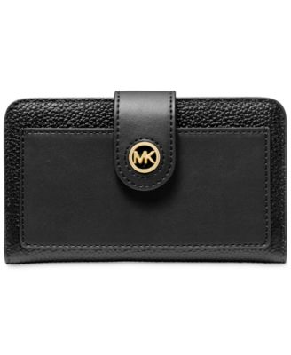 Michael Kors - MK Charm Medium Tab Pocket Leather Bifold Wallet
