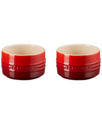 Le Creuset - Stoneware Round Ramekin Straight Wall Set