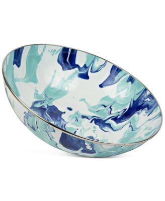 Lagoon Enameled Steel Large Serving Bowl image
