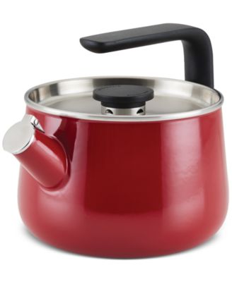 KitchenAid - Enamel-on-Steel Induction Teakettle, 2 Quart