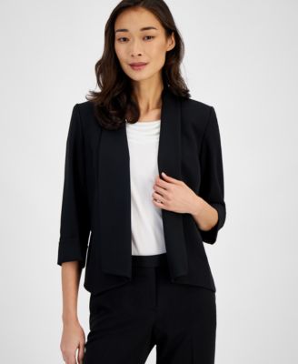 Kasper - Open Cuffed-Sleeve Jacket