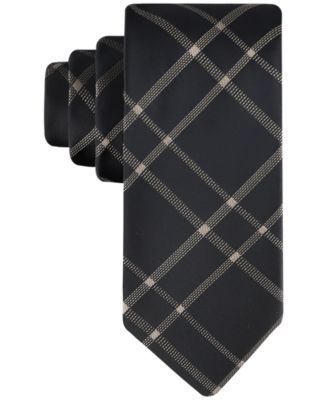 Calvin Klein - Men's Stitch Plaid Tie