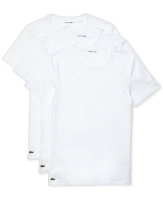 Lacoste - Men's 3pk. Regular-Fit Crewneck T-Shirts