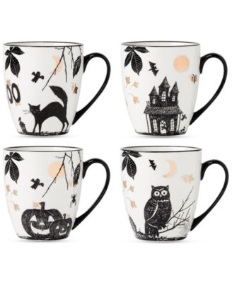 Assorted Haunted Halloween Mugs, Set of 4 image