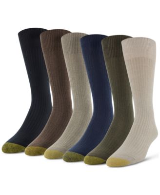 Gold Toe - Men's 6-Pk. Crew Socks