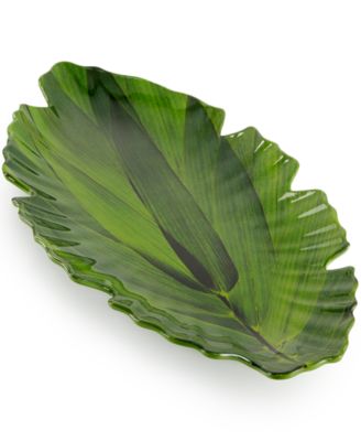 Q Squared - Q Zen Melamine Large Leaf Platter
