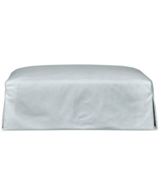 Furniture - 44" Fabric Ottoman and Slipcover