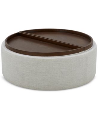 Alrodo Fabric Storage Ottoman, Created for Macy's image